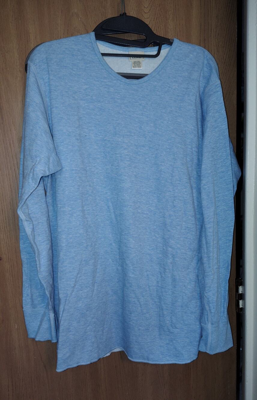 L.L. Bean blue Thermal 2 Layer Base Wool Work shirt size XL Canada